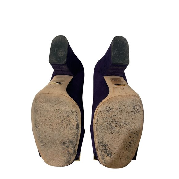 Gucci Suede Studded Pumps 37 - Picture 4 of 4